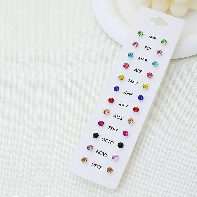 Oorbellen geboortesteen